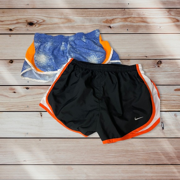Nike Shorts Blue Galaxy Orange 